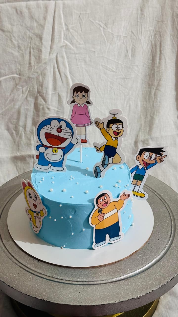 Kids Cartoon Theme Cake