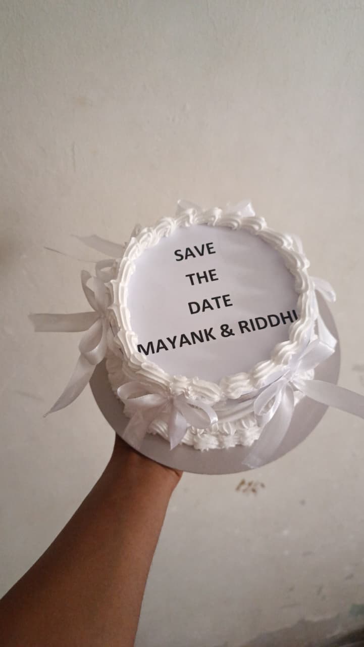 Pre-Wedding Celebration Cake